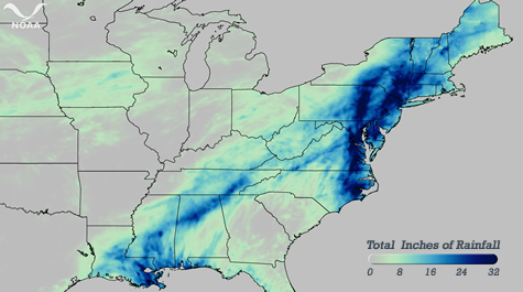 Irene/Lee Rainfall