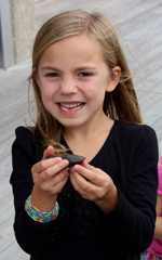 The touch-tanks offered a hands-on experience for visitors to VIMS' Eastern Shore Laboratory.