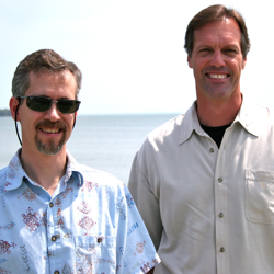 2006 Aldo Leopold Leadership Fellows Drs. Emmett Duffy (L) and Rom Lipcius (R).