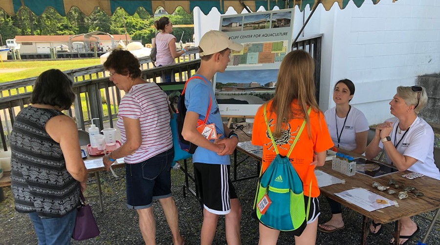 Marine Science Day table