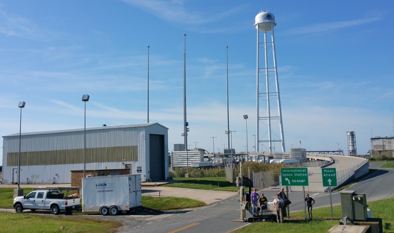 NASA Sign Geoprobe Team Photo